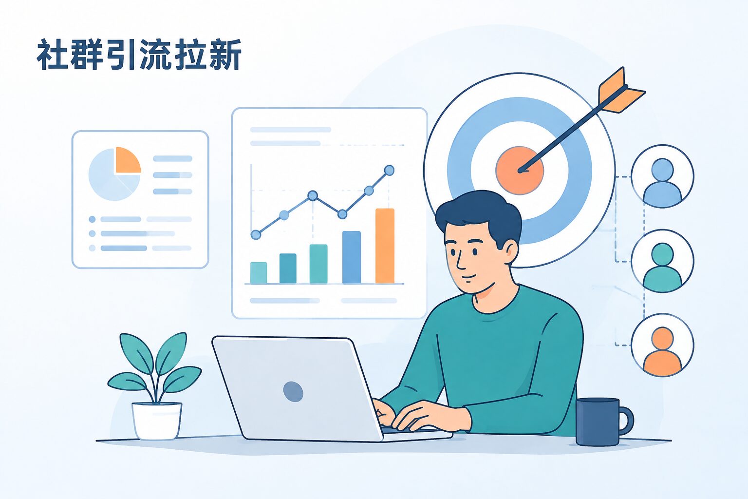 测试一周后调整方向