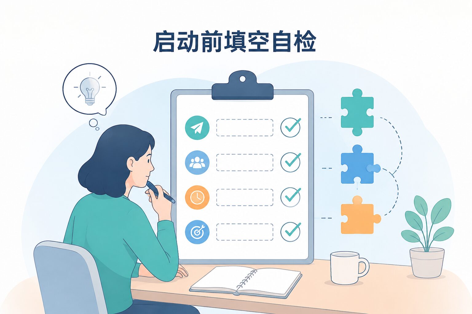 启动前填空自检