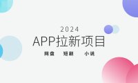 2024年app拉新一手项目有哪些？免费推广网赚拉新项目推荐！