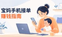 宝妈在家能做什么赚钱手机可以做？哪些平台可以做单？