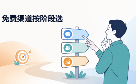 免费推广渠道怎么选？不同阶段的网站/产品该优先验证哪类流量入口