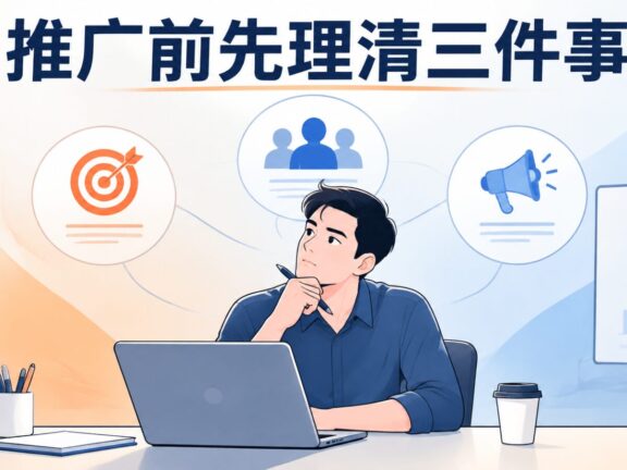 有项目不知道怎么推广？先把目标、客户和渠道这三件事理清